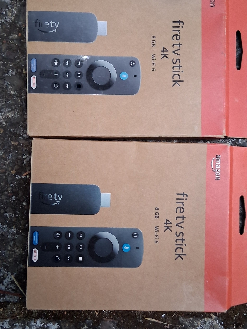Amazon Fire TV Stick 4K - Black with Red Accents